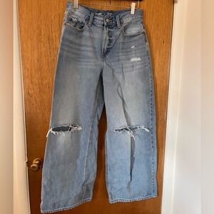 Old Navy Wide Leg Baggy Jeans